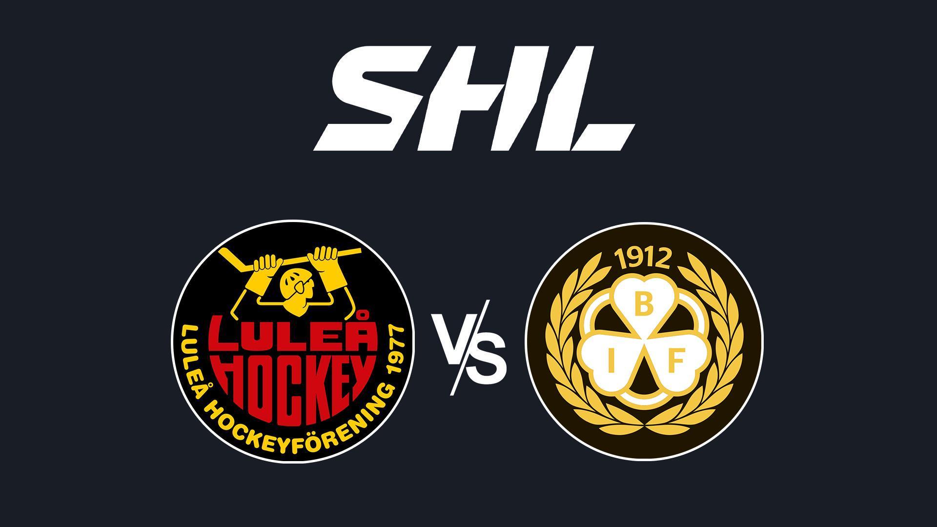 Хоккей Шведская Хоккейная Лига SHL. Регулярный сезон 2024/25. Лулео - Брюнес