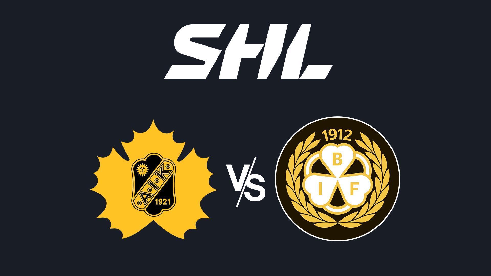 Хоккей Шведская Хоккейная Лига SHL. Регулярный сезон 2024/25. Шеллефтео - Брюнес