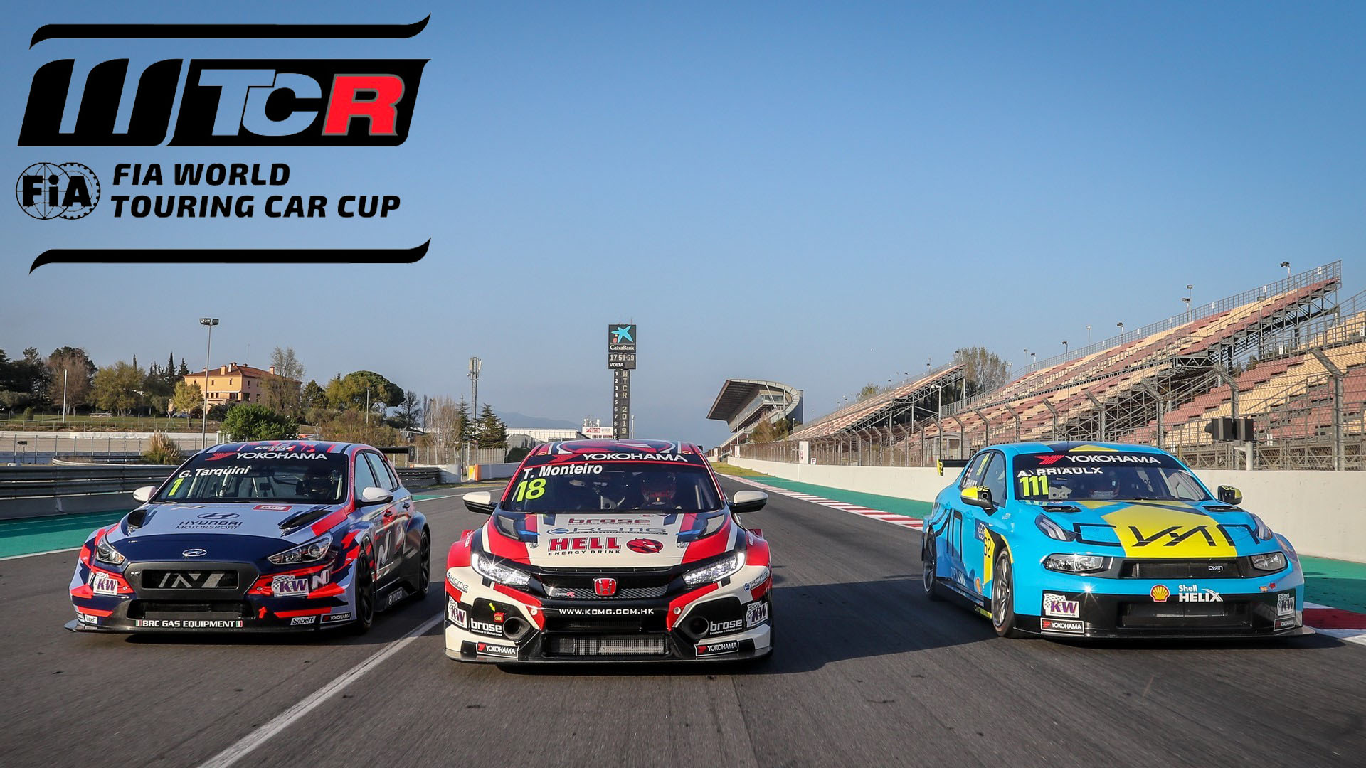 Автоспорт. Международная гоночная серия TCR. Барселона. Испания. День 2